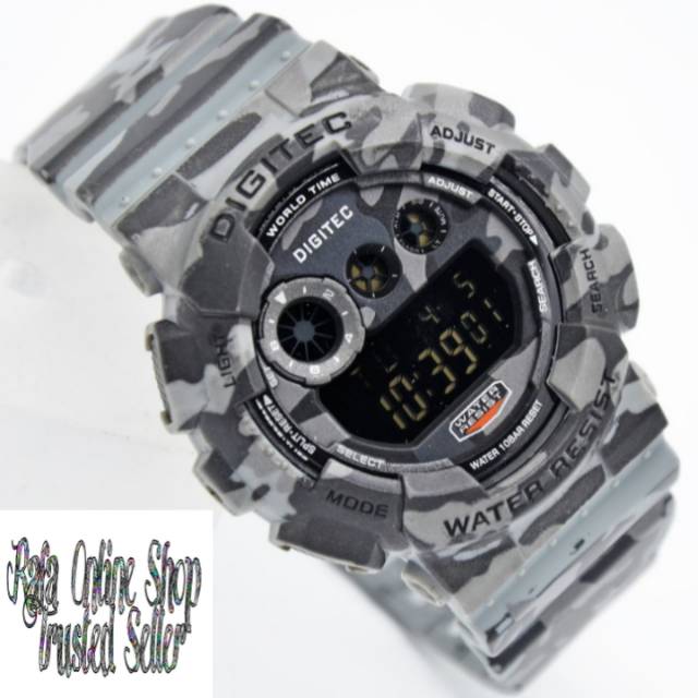 Jam Tangan Pria DIGITEC Original DG2071T Army Series