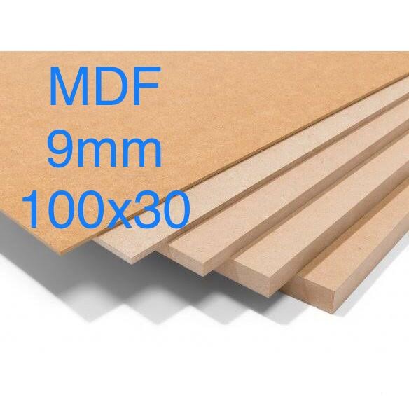 Papan MDF 9mm (100x30)cm, triplek MDF, papan kayu MDF, plywood MDF