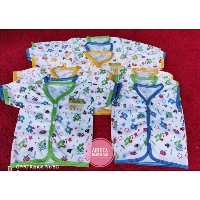 ARSELbaby - atasan baju bayi putih motif