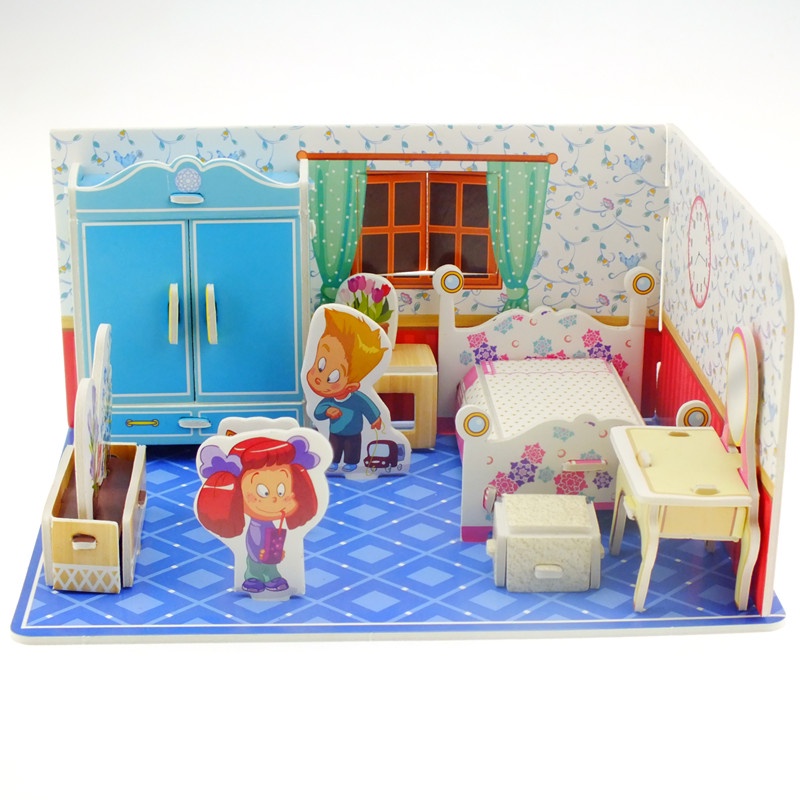 Mini 3D Puzzle KIDS ROOM | Kado Ultah Anak| Kado Anak - 1690-20 - Pazel - Pasel