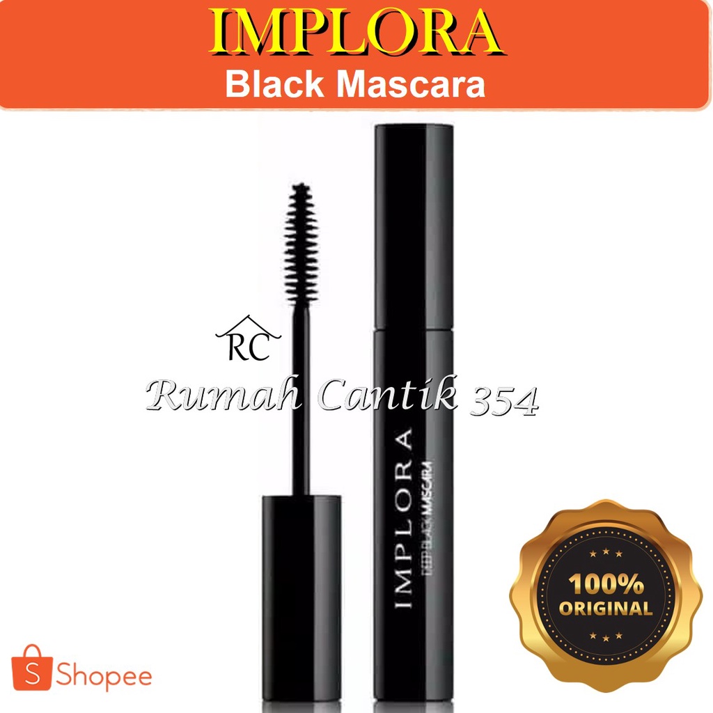 Implora Try These Deep Black Mascara Rumah Cantik 354 Mascara Tahan Lama dan Membuat Bulu Mata Lebih Indah