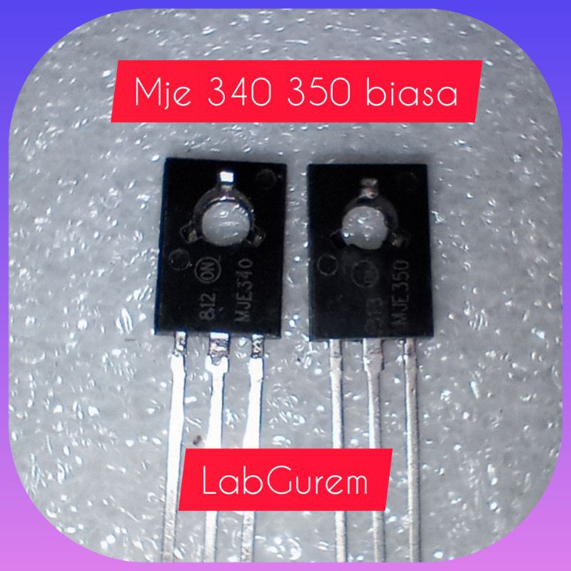 TRANSISTOR MJE KSE  JE 340 ATAU 350 ORIGINAL BIJIAN DAN SET