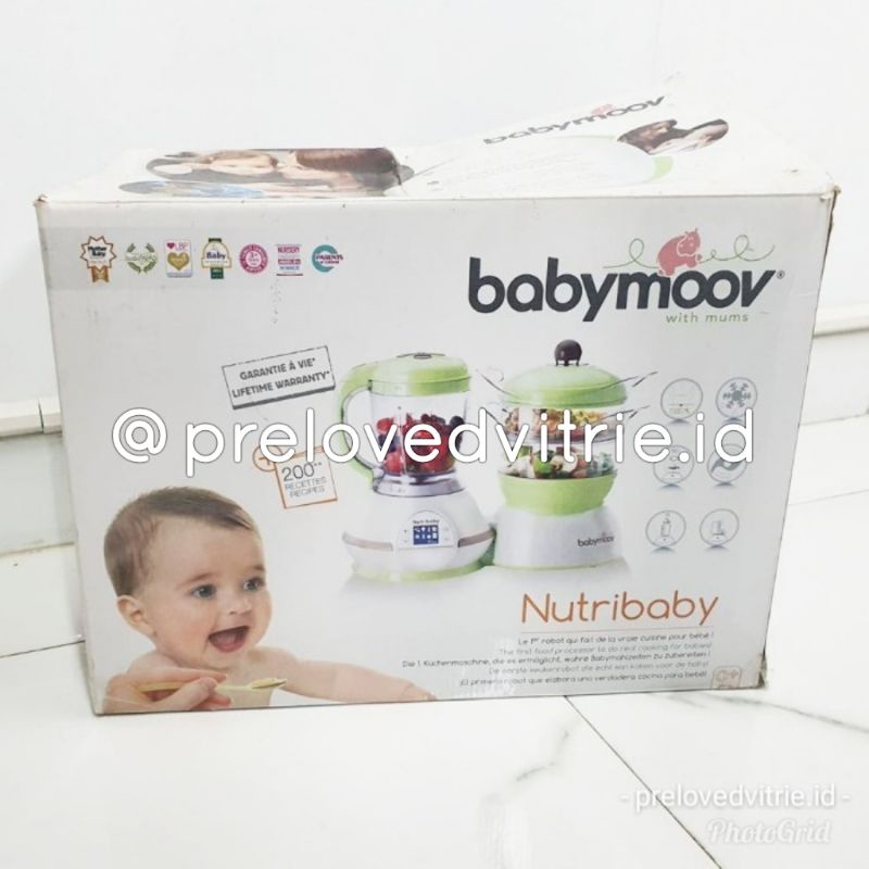 PRELOVED BABYMOOV NUTRIBABY CLASIC  PRELOVED BABYMOOV FOOD PROCESSOR  PRELOVED NUTRIBABY BEKAS