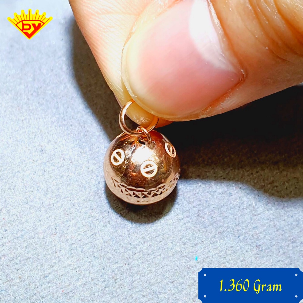 Liontin Bola Emas Kadar Emas 750