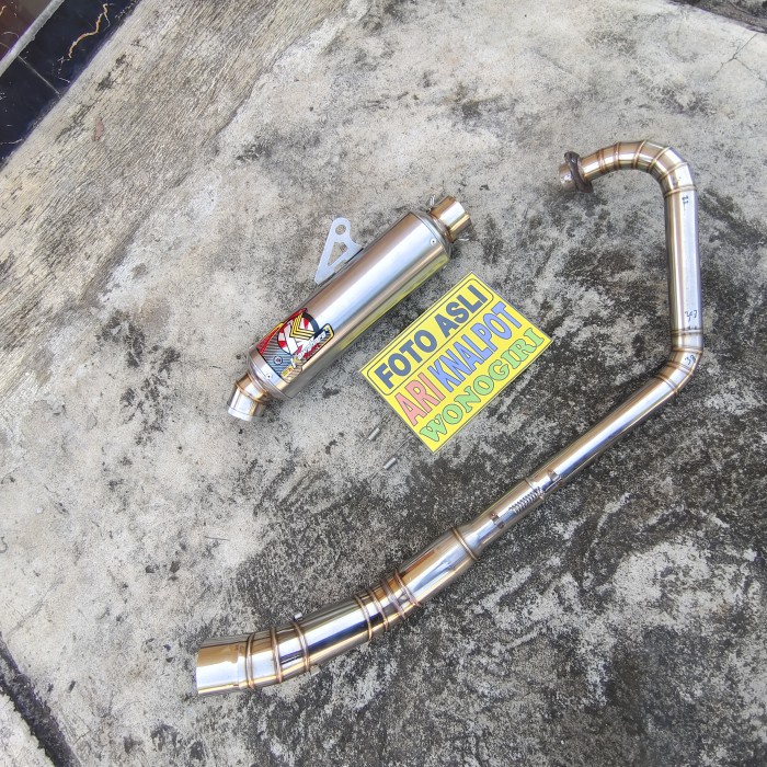 TERLARIS KNALPOT KAWAHARA JENONG CACING CBR150R CB150R OLD CB150R NEW GTR SONIC WRX GP5