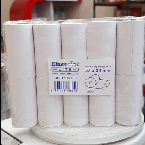 

Blueprint Lite Kertas Thermal Paper Struk 57x30mm Isi 10 Pcs