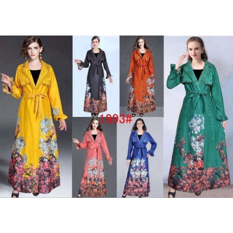 GAMIS OUTER KIMONO SUEDE IMPORT PREMIUM