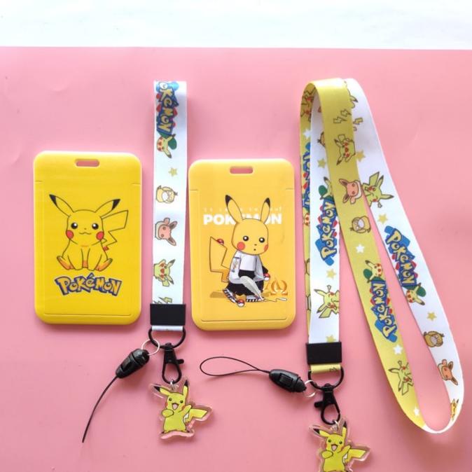 

Office & Stationery | Document Organizer | Tempat Kartu Unik / Card Holder Tali Motif Pikachu Imut | Best Seller