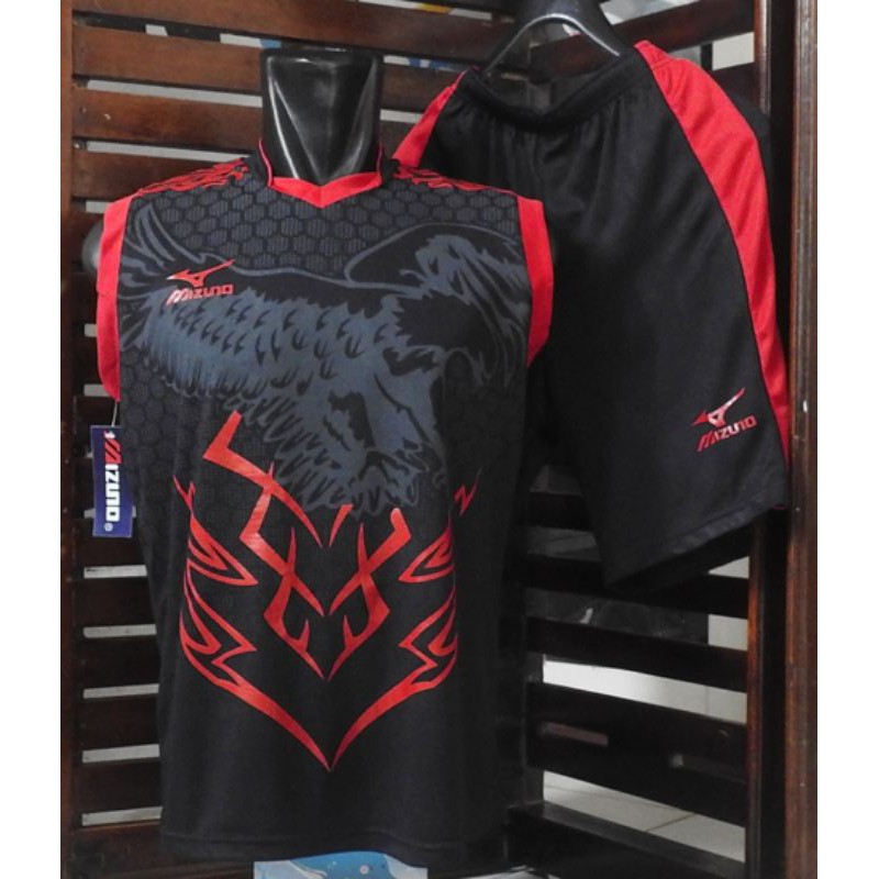Jersey Setelan Futsal Mizuno Yukensi/ Seragam Team Futsal/ Kaos Olahraga Voli/ Baju Badminton