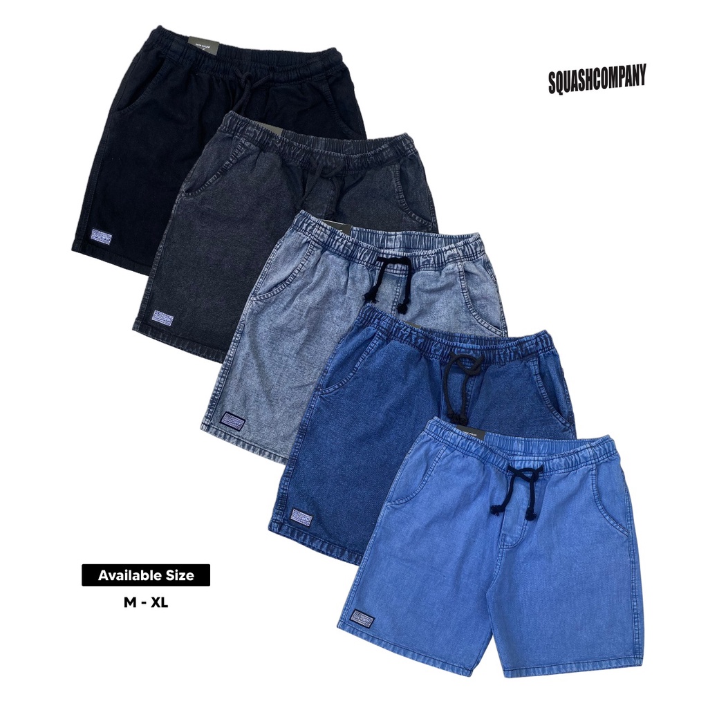 Celana Pendek Pantai Boardshort Jeans Shortpants Pria Laki Laki Ukuran M L XL