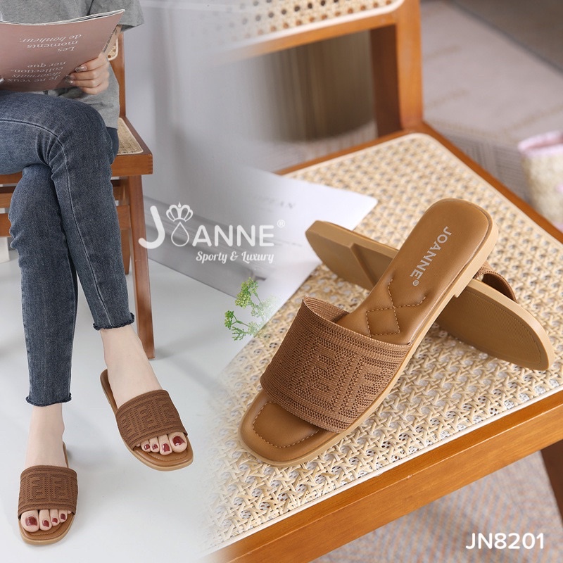 RESTOCK! [ORIGINAL] JOANNE Slide Slipper Sandals Sepatu Wanita #JN8201