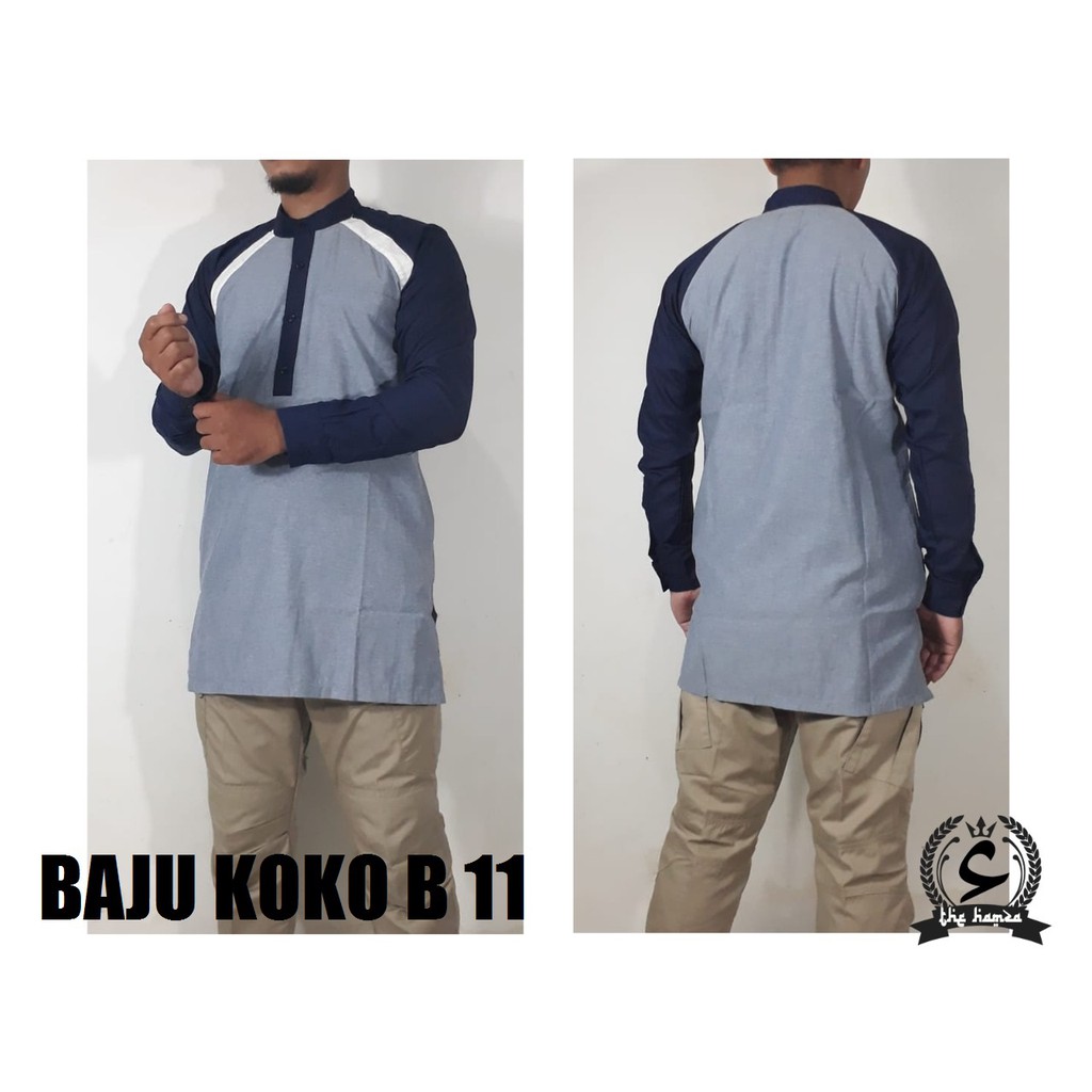  Baju  Koko  Pria  Dewasa Muslim Shopee  Indonesia