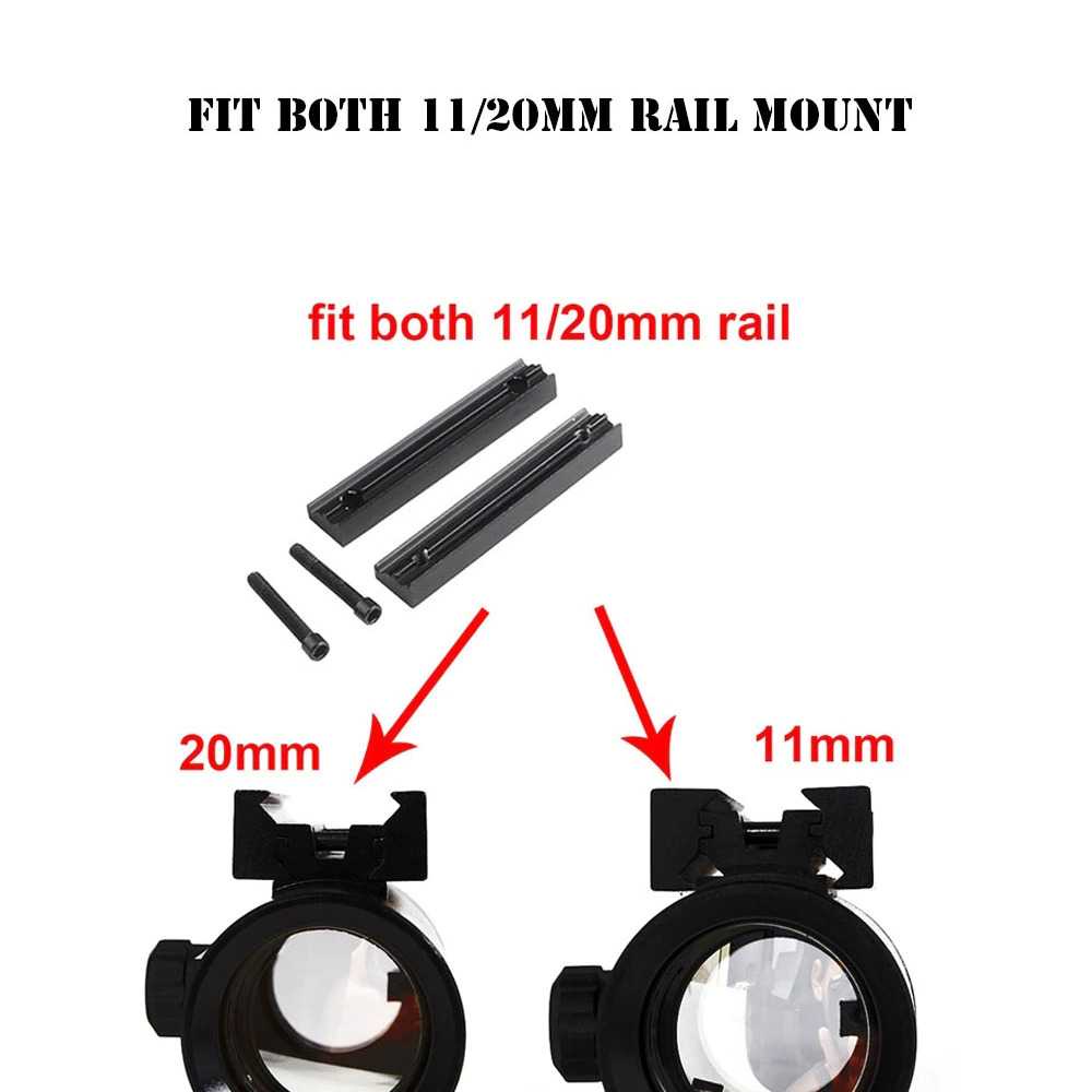 IDN TECH - Bushnell Tactical Red Dot Laser Gun Optical Sight Mount - 1x40rd