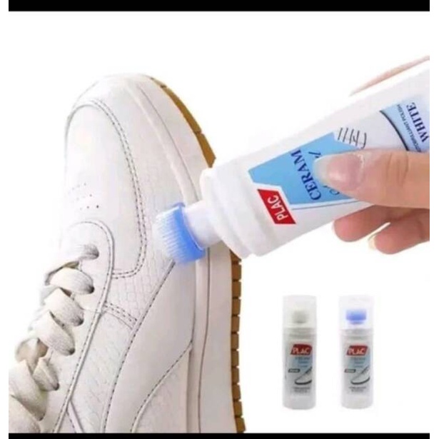 PLAC Cairan Pembersih Pemutih Semir Sepatu Tas Kulit Cleaner 100 ml