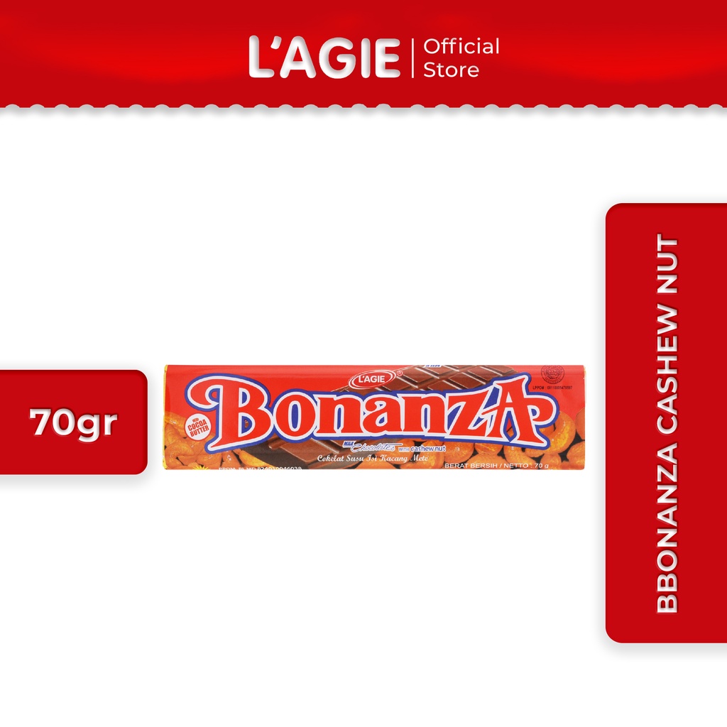 

Lagie Coklat Kacang Mete Bonanza 70gr