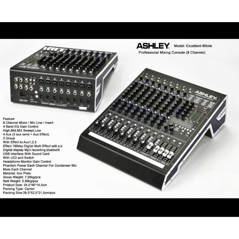 mixer ashley excellent8 note excellent 8 original