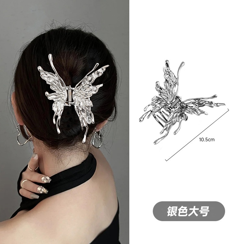 2022 Jepit Rambut Model Butterfly Bahan Metal Gaya Korea Untuk Wanita