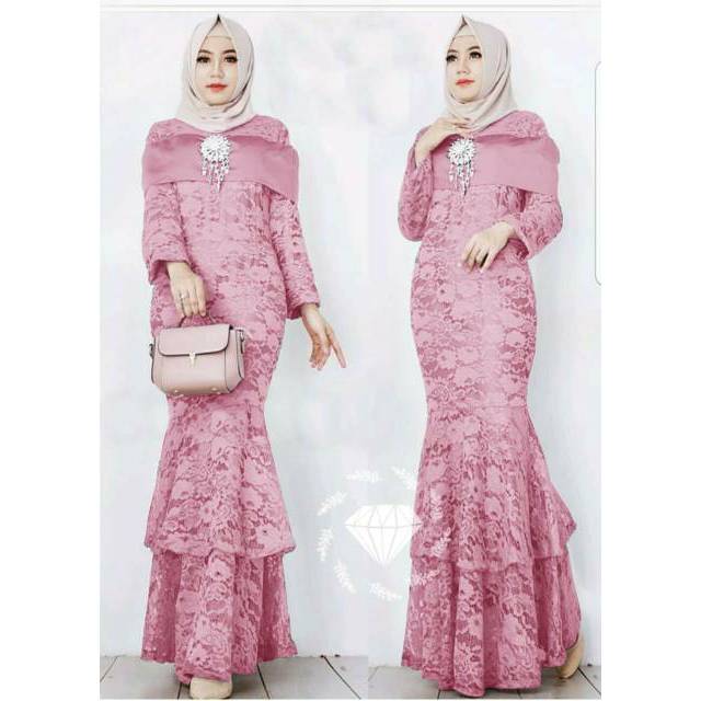 MAXY STELLA DUYUNG, BRUKAT, GAMIS HIJAB MUSLIM, DRESS