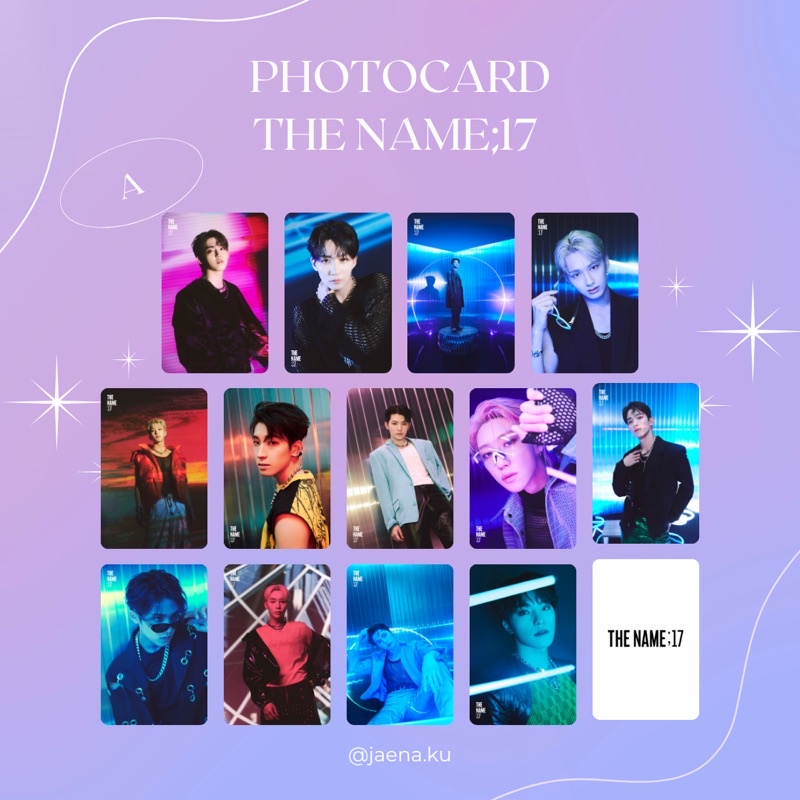 [SEVENTEEN] PHOTOCARD THE NAME;17 SEVENTEEN ‼️BACA DESKRIPSI‼️