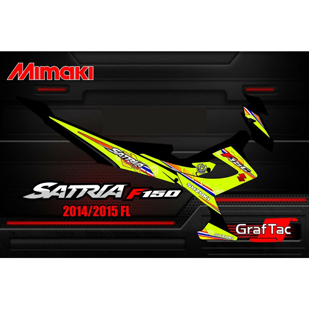 STICKER MOTOR SUZUKI SATRIA F150 - Variasi Striping Motor SATRIA F150 FL