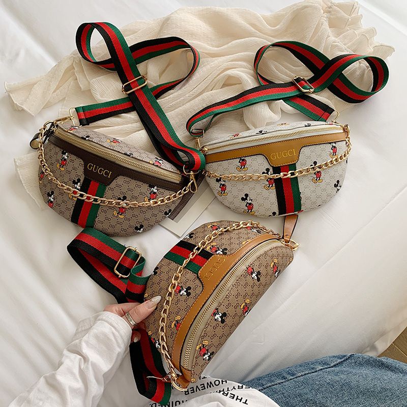 Waistbag Mickey Mouse / Slingbag Mickey Mouse / Tas Mickey Mouse / Tas Wanita Lucu / Tas Import