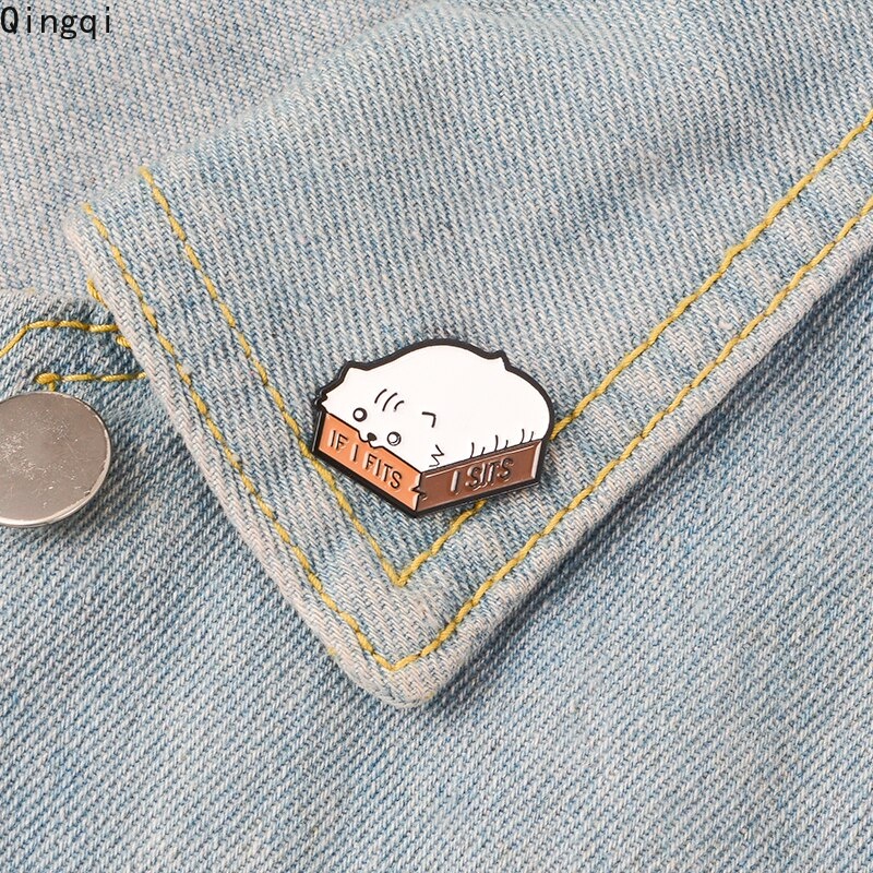 Bros Pin Enamel Desain Kartun Hewan Kucing Lucu Untuk Hadiah