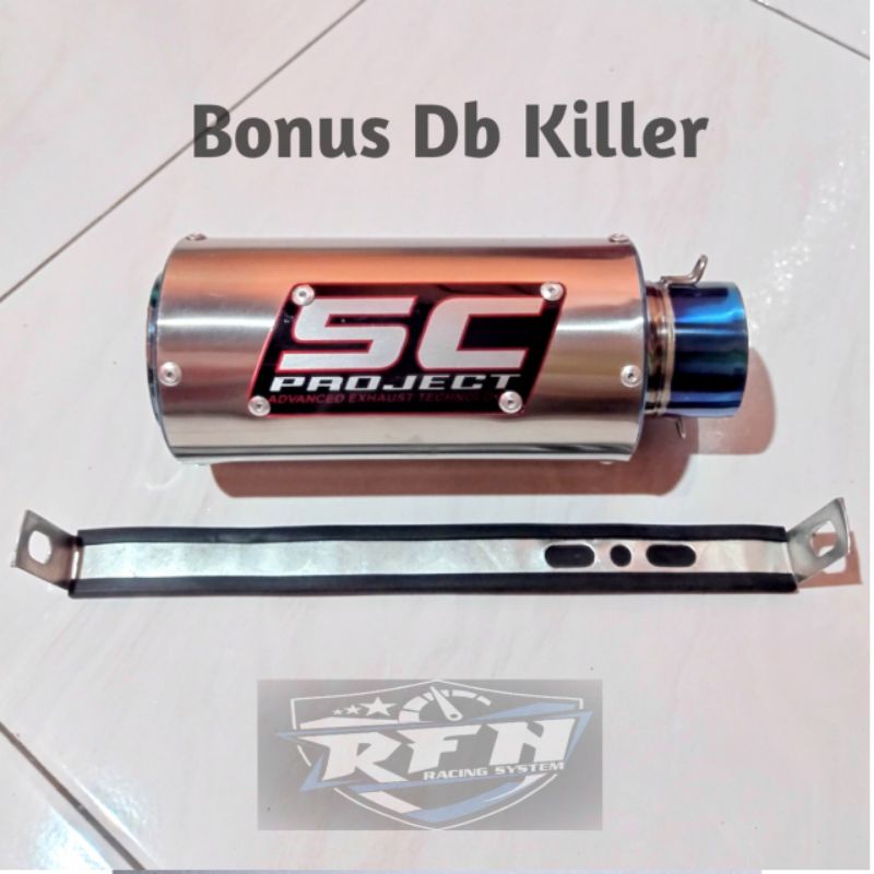 SILINCER SLENCER SELENCER KNALPOT SC PROJECT VIXION R OLD NVA SONIC SUPRA GTR 150 R15 V2 V3 JUPITER 