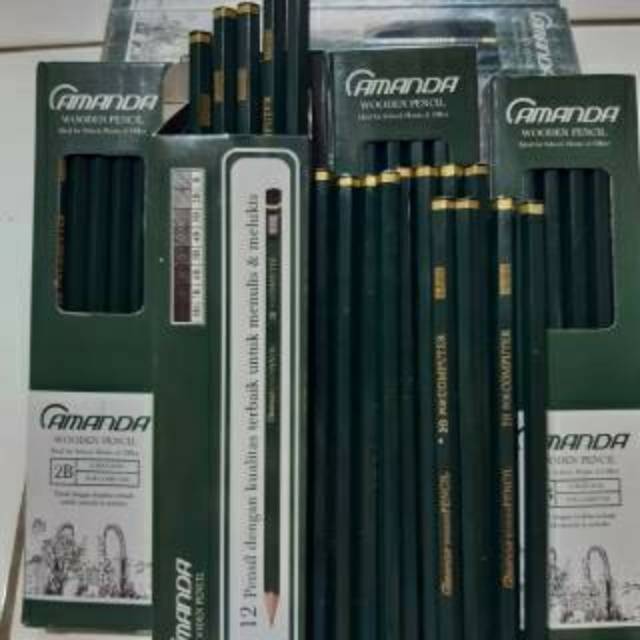 

[COD] Pensil Murah Amanda Hijau || Pensil murah M2000 || Isi 12 pcs (12 PCS)