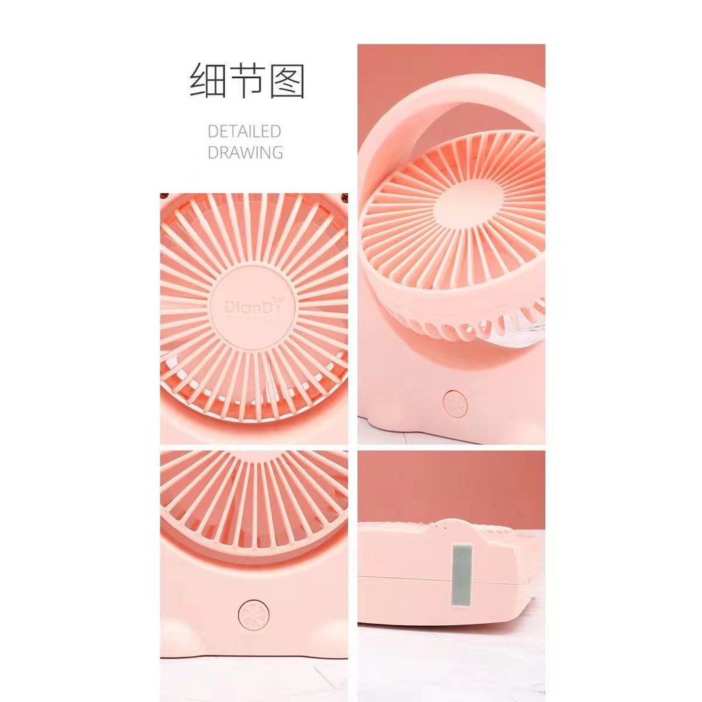 Trend-KIPAS ANGIN MINI FAN DD5576 KIPAS TANGAN PORTABLE POCKET MINI FAN CUTE