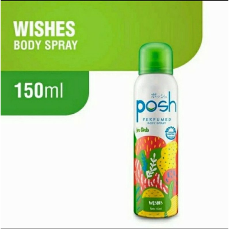 POSH BODY SPRAY PARFUM 150 ML COOL BLUE ISI 2 PCS NOT DEODORANT