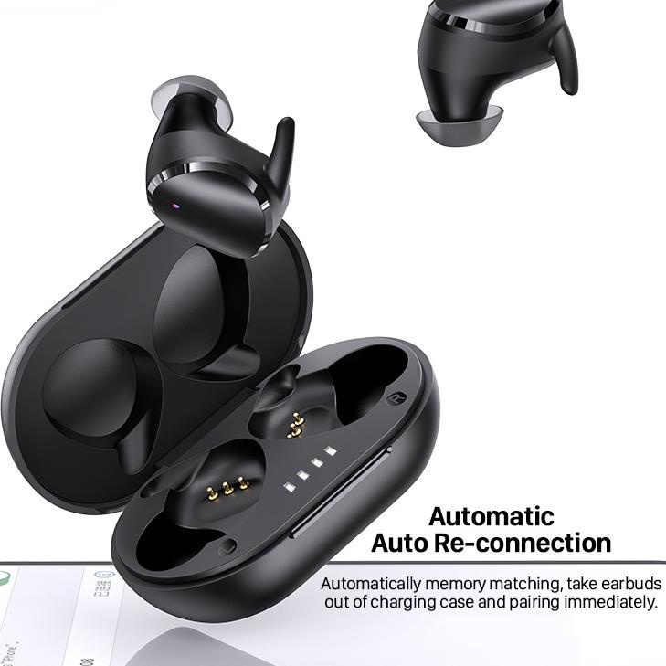 Dijamin Miring harga.. USAMS True Wireless Bluetooth Earphone Earbuds TWS LX08