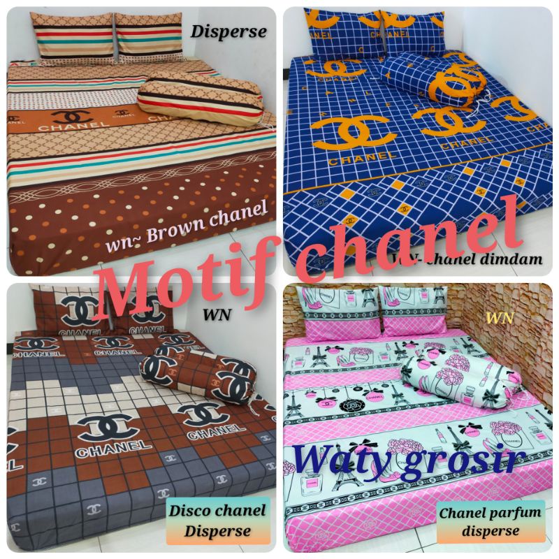 Sprei murah, motif c*nel sprei homemade, sprei dewasa, sprei klaten sprei premium