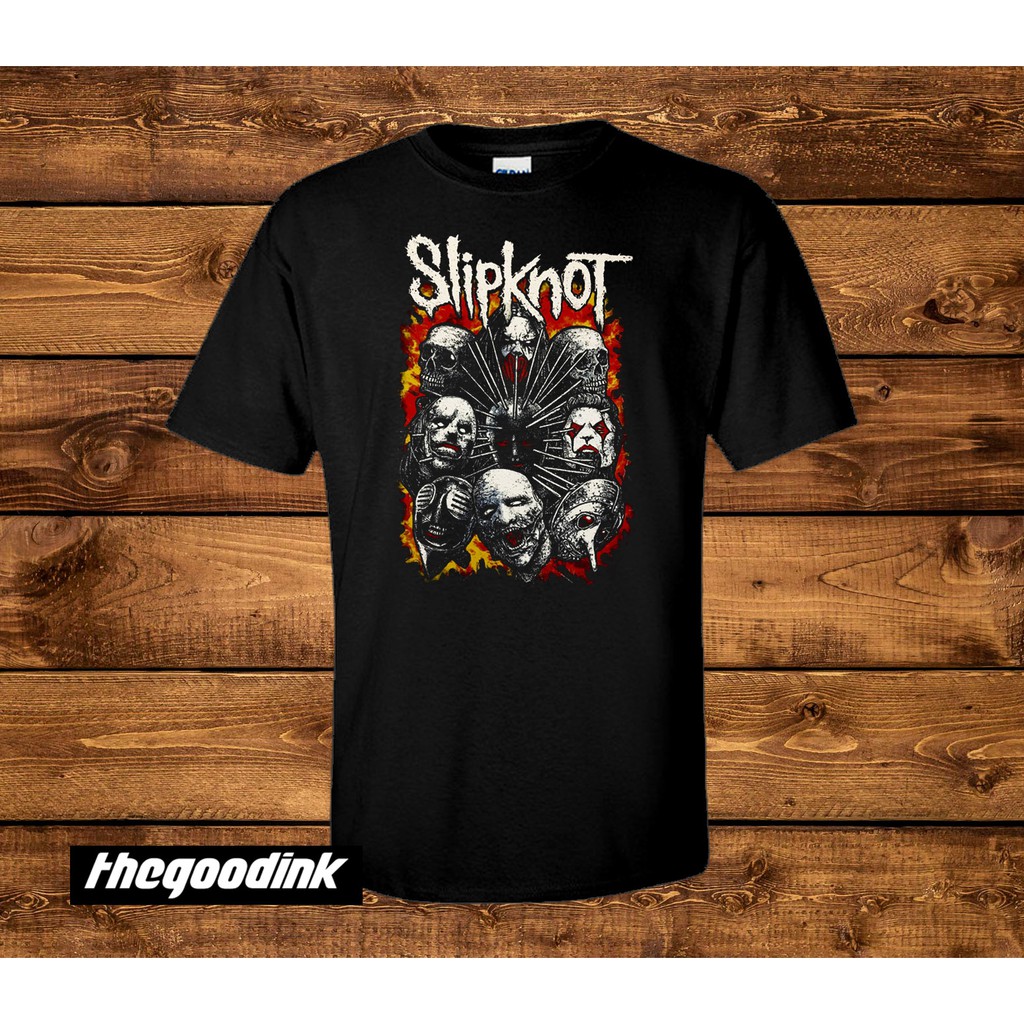 Kaos Slipknot - Mask - Original Gildan T-shirt DTG Print