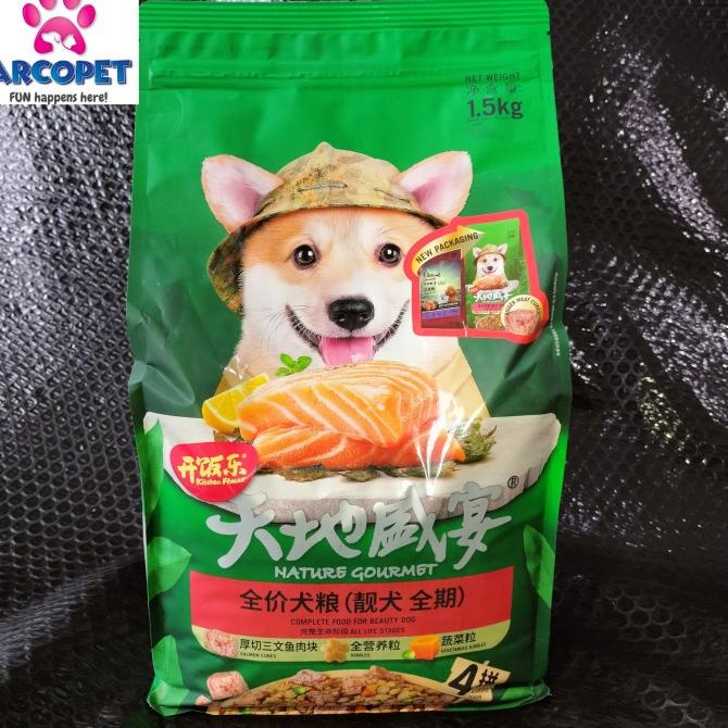

Kitchen Flavor Nature Gourmet - 1,5Kg - Makanan Anjing