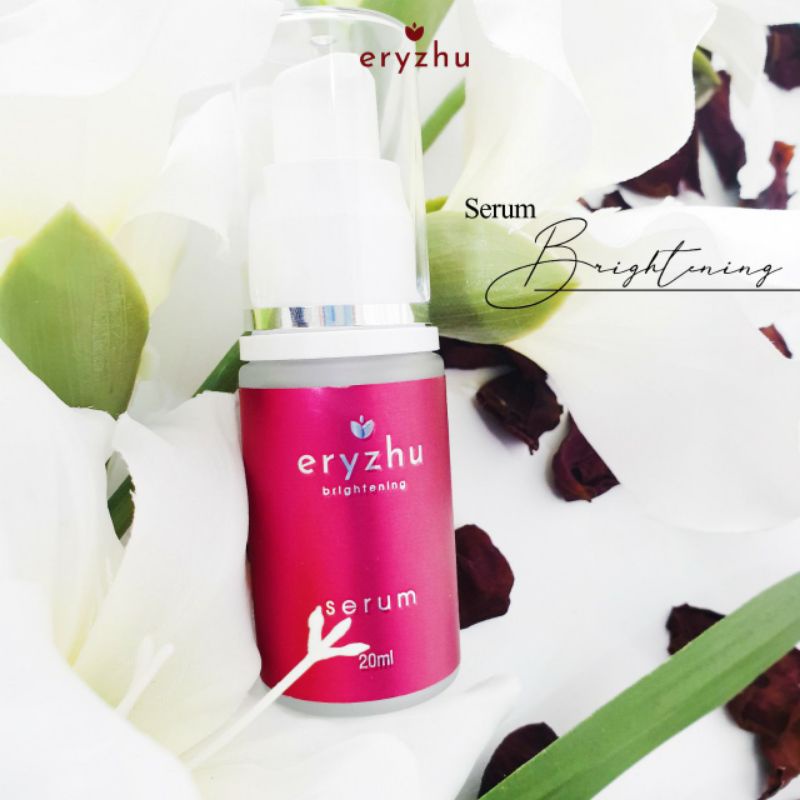 Eryzhu Serum Brightening Skincare Routine Nutrisi Wajah Cerah Bersih Alami