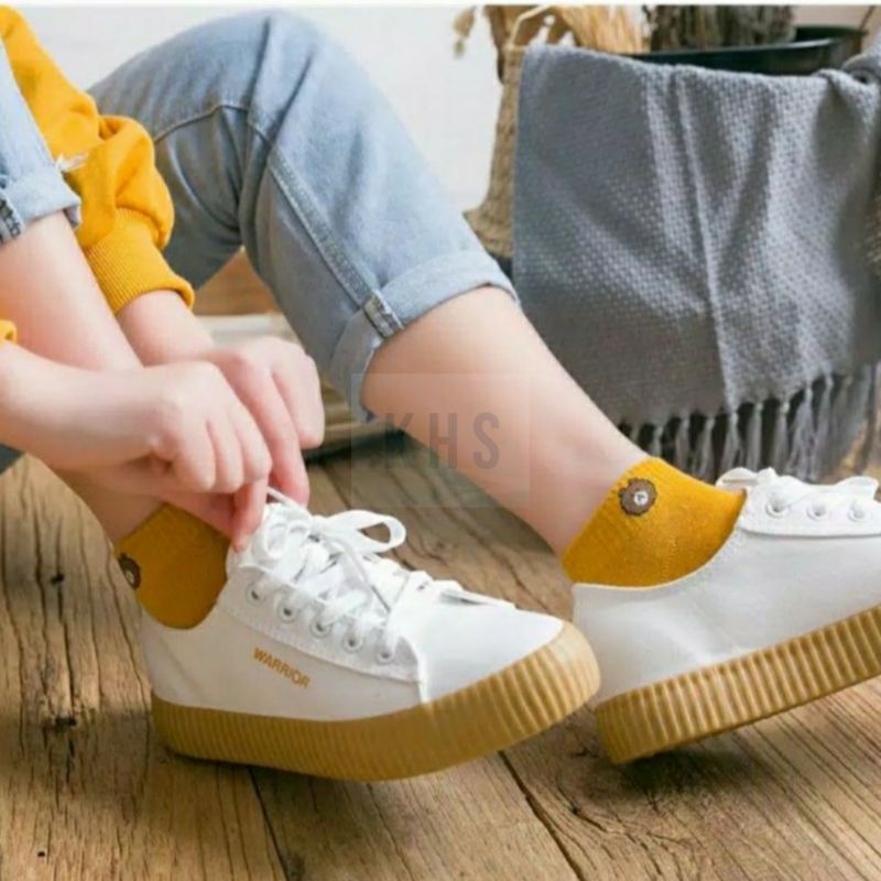 BUNDLING 8 PASANG Kaos Kaki Fashion Wanita Pria Motif Semata Kaoskaki Ankle Socks HIDDEN SOCK BERUANG BEAR KHS-2
