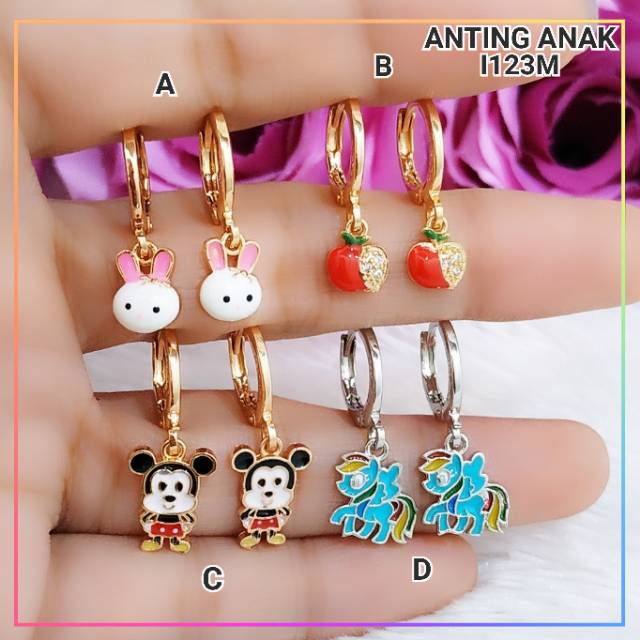 Anting xuping anting anak karakter lapis emas gold I123M