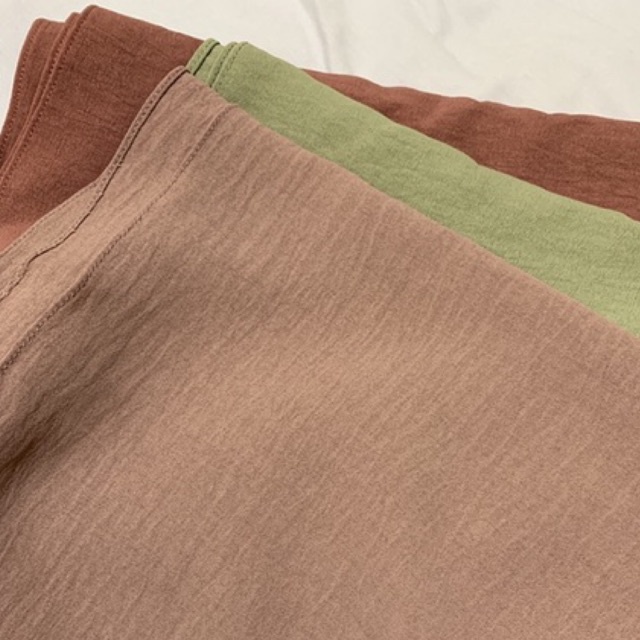 Crinkle flowy pashmina / pasmina crinkle / pashmina crinkle