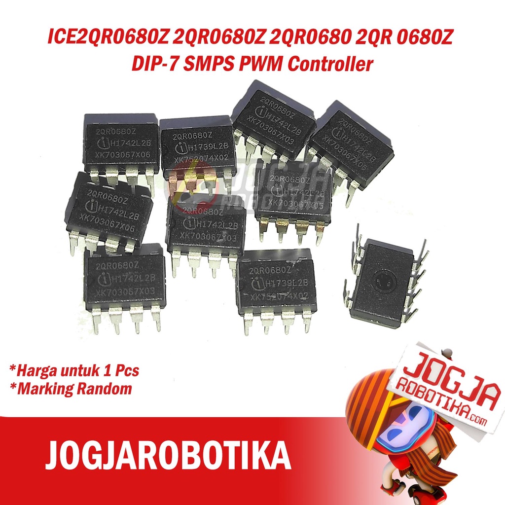 ICE2QR0680Z 2QR0680Z 2QR0680 2QR 0680Z DIP-7 SMPS PWM Controller