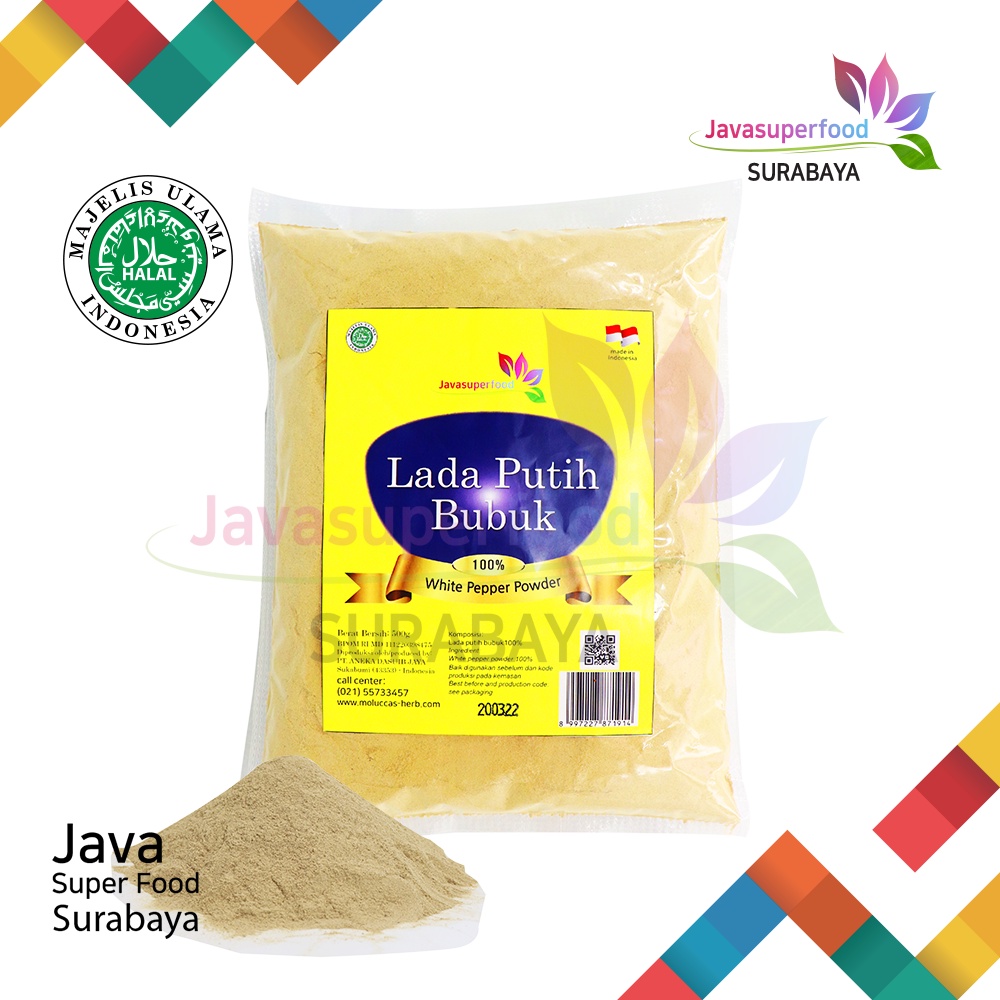 

LADA PUTIH BUBUK / WHITE PEPPER POWDER 500 G