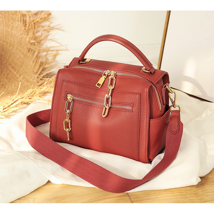 Kulit Sapi Asli, Tas Selempang wanita,Women's Shoulder Bag,HFE8545