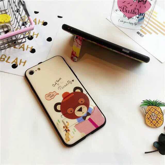 

Soft soulcute standing Gambar print emboss timbul
