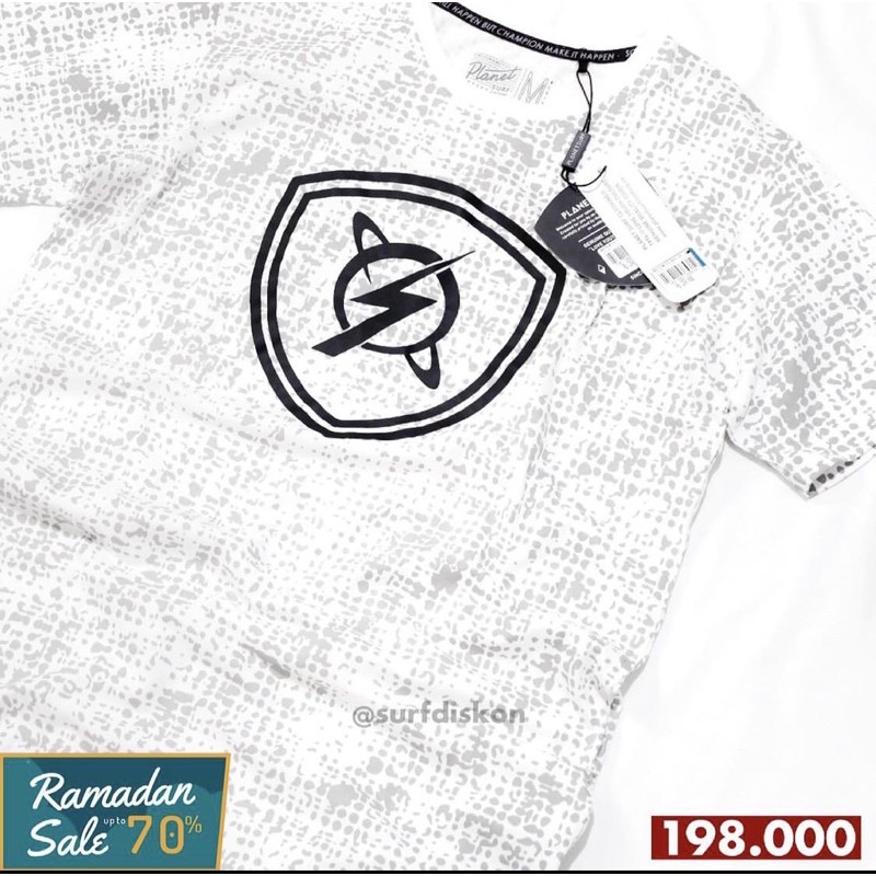 T-shirt Planet Surf Clan 201C White R21 Original Planet Surf