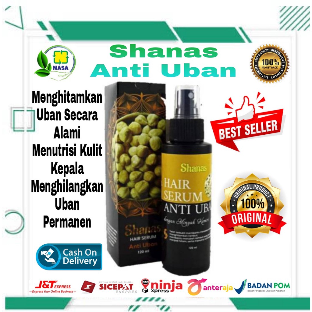 COD/SHANAS ANTI UBAN/SHANAS PENGHILANG UBAN/ANTI UBAN SHANAS/100% PRODUK ORIGINAL/SHANSA SERUM ANTI 