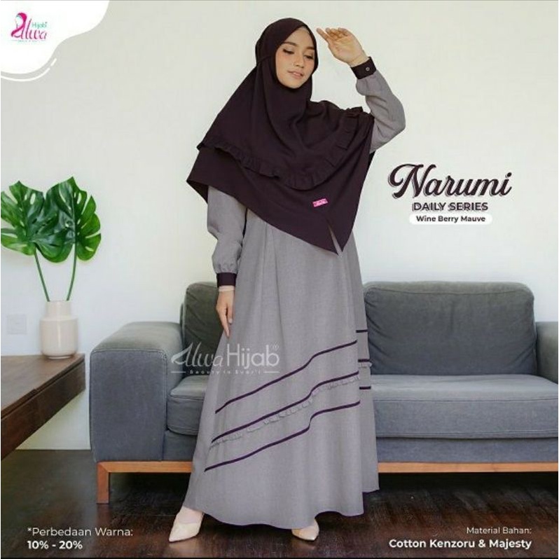 SALE ALWA HIJAB | GAMIS ONLY NARUMI NS | ORIGINAL BY ALWA HIJAB