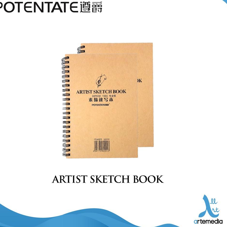 

(zorb -29) Buku Sketsa Potentate Artist 19x26cm Wire Bound Sketchbook [ze -637]