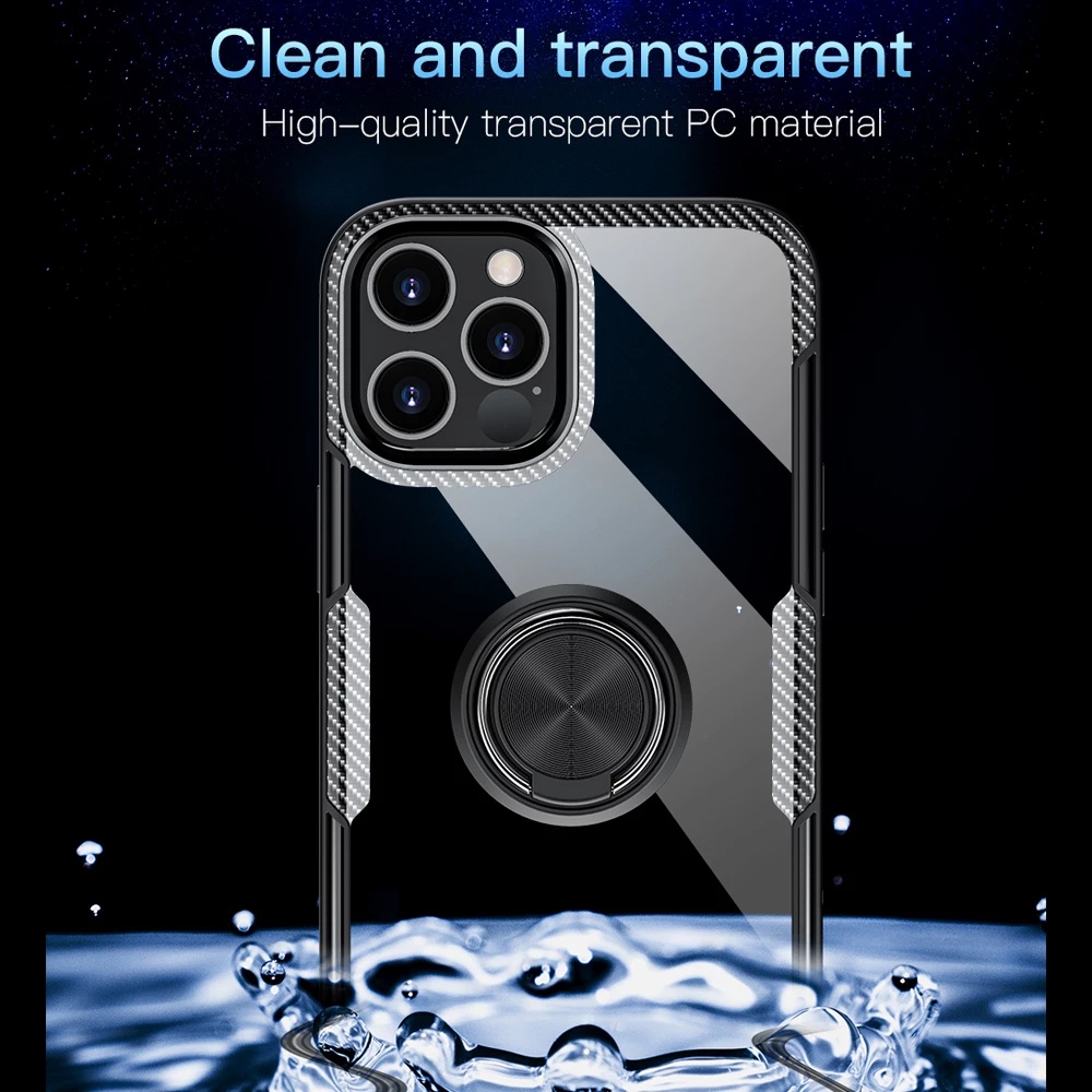 Case Dengan Ring Holder Magnetik Untuk iphone 11 Pro Max 12 13 Pro Max XS Max XR X 6 7 + 8 Plus SE 12 Pro 13