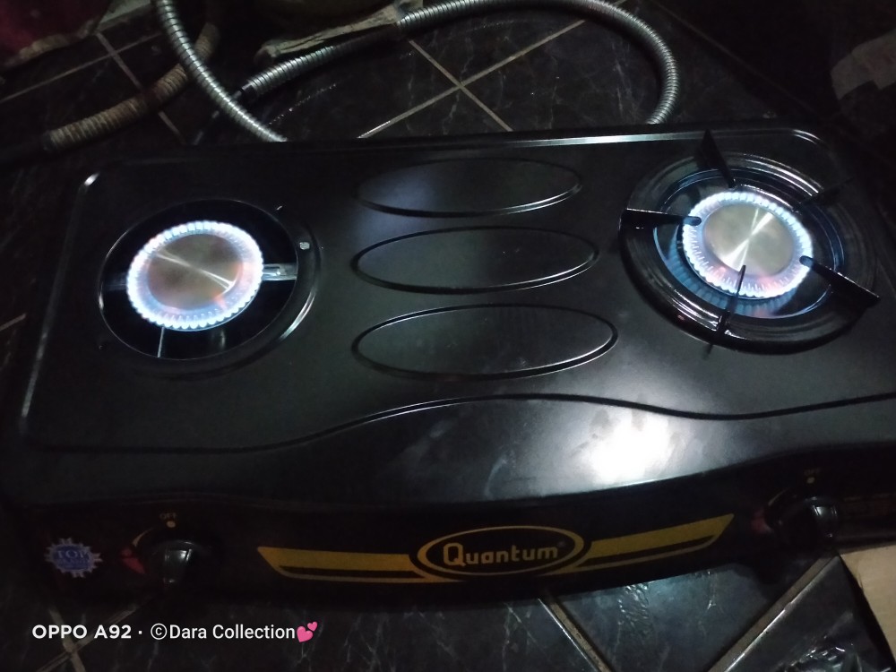 Kompor Gas Quantum 2 Tungku Qgc 201 Dmpb / Qgc-201 Dmpb / Kompor Kuantum Qgc201dmpb