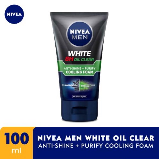 Nivea MEN White Oil Clear Anti Shine + Purify Cooling Foam 100ml