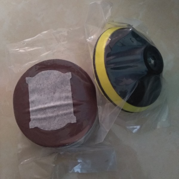 Amplas Bulat Velcro Frt 4 Inch Harga Per 10 Pcs Grit P 100  P 120